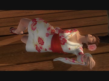 【DOA5 ryona】浴衣女子、のけぞり夏祭り vs バース