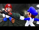 [Hobo Bros]FPSでマリオ vs SMG4[GMOD]