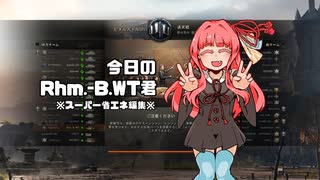 [WoT]今日のRhm.-B WT君[日記]