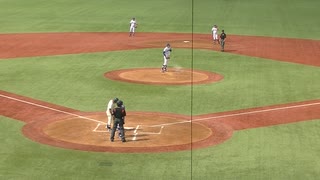 【東都入替戦】東洋4番　水谷 祥平（4年・龍谷大平安）ズバっと142キロで三振 駒大 髙井 駿（３年・広島商）【東都入替 駒大 対 東洋大 2023年6月24日】