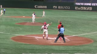 日本文理タイブレーク一点差 一死一、三塁プロ注目 東門 寿哉（4年・日本文理大付）　同点タイムリー【大学野球選手権 日本文理大 対 中部学院大2023年6月5日】