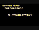 紅子の宇宙船 －音声版－ 2023年07月06日