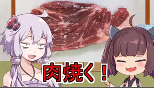 きりたんどっしりステーキ丼【VOICEROIDキッチン】