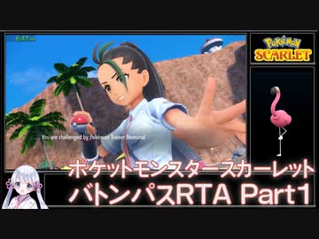 ポケットモンスタースカーレット バトンパスRTA Any% 6時間53分31秒 Part1/9