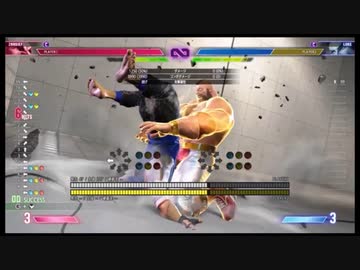 【スト6】ザンギエフ　壁ドンコンボ
