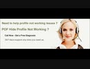 POF Hide Profile Not Working ? Dial 1-855-276-3666