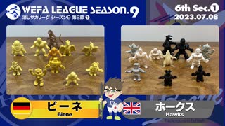 WEFA LEAGUE SEASON.9 第6節 ❶ ビーネ× ホークス