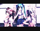 【MMD】 Masked bitcH Tda式 テト & ミク & ハク