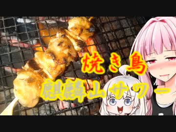 【ハイボール祭り夏の陣2023】焼き鳥で麒麟山サワーをキメる茜ちゃん【茜ちゃん七輪飲み】