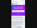 Download Threads Videos in High Quality: SnapThreads.Net Delivers the Best