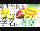 ニンジンワルド役のピクミン大好き声優が原生生物を学名から考察してみた #01