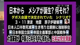 23・7・11朝　何故　日本人を絶滅させたいのか？