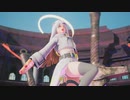 音楽ゲームと格闘ゲームが融合したゲームをやる