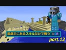 【TUSBスキル縛り実況】てっぺん獲ります part.12【MINECRAFT】