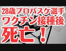 【悲劇】28歳プロバスケ選手ワクチン接種後に死亡