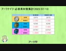 【アークナイツ】必要素材数-2023/07/13