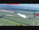 ロシア軍の対空ミサイルをかろうじて避けるウクライナ軍ドローン