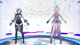 【原神MMD × 幻塔MMD】エウルア＆アリス / WAVE