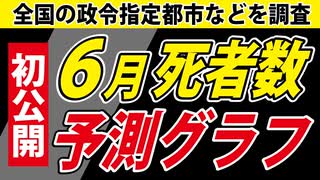 【ある理由により死者激増が心配・・】６月の死者数の予測グラフ初公開