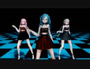 MMD Tda Luka Miku Haku Breakthrough ( EVERGLOW - Adios )
