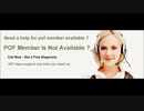 POF Member Is Not Available ? Dial 1-855-276-3666
