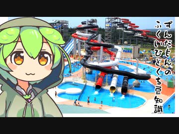ずんだもん「福井でプールといえばここなのだ」