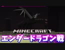 【マインクラフト】「エンダードラゴンと戦ってみた」