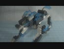 【ブロック玩具】ダイソー プチブロック MONSTERSⅣ 幻獣 フェンリル【ゆっくり製作】