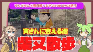 すんだもんと春日部つむぎの、寅さんに会える街、柴又散歩【VOICEVOX旅行】