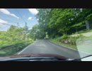 福島、会津米沢方面ドライブ　45　国道113号線を通って道の駅七ヶ宿方面へ5（ファミリーマート前）　2023　0527　マツダ２車載　