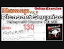 Sweep Arpeggio Practice TAB Pleasant Surprise Takayoshi Ohmura BPM130【kisoren Guitar Sweep Vol.8】