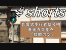 【信号機】音響式歩行者信号機　善光寺交差点  「故郷の空」 #shorts