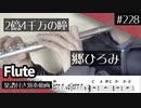 郷ひろみ「2億4千万の瞳」をフルートで演奏 楽譜 コード 付き演奏動画