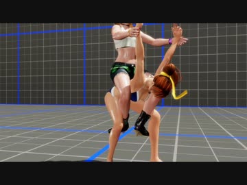 [DOA6]かすみ　水着　リョナ