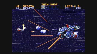 MD THUNDER FORCE IV MANIAC 最低速 ノーアイテム?ノーミス (1)