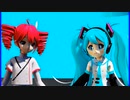 MMD、テト、ミク、計2人、で、Henceforth-orangestar・重音テトCover