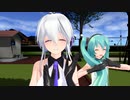 【MMD】Tda式改変ハク＆ミク・えんじぇぅccvで「promise」