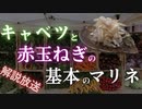 【簡単作り置き野菜】キャベツと赤玉ねぎの基本のマリネ