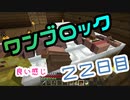 【２２日目】ワンブロックでハードコアな世界を生き残る