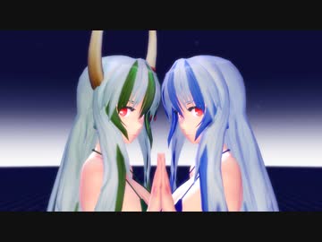 【東方MMD】上白沢慧音（ビキニ）　Hunter　－デバイス制限なし 例のソレ 1080P－
