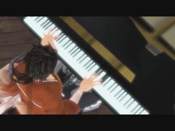 【MMD刀剣乱舞】Aqua (ピアノ演奏風）【陸奥守吉行】