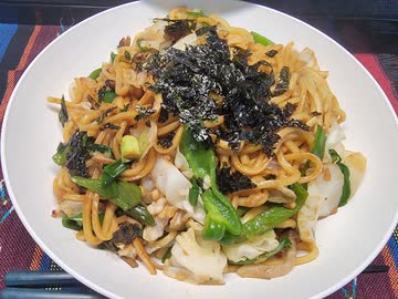 もちもち太麵焼きそば！！