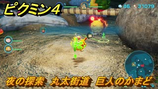 ピクミン４　夜の探索　丸太街道　巨人のかまど　メインミッション攻略　＃１２５　【Pikmin 4】