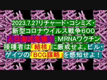 2023.7.27リチャード・コシミズ・新型コロナウイルス戦争６００