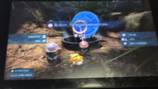 ピクミン4体験版です。洞窟入るスタートです。探索1日終わったことです。説明観てくださいね。