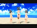 【東方MMD】ナズーリン（マイクロビキニ）　ぴーなっつたべたいな －例のソレ 1080P－