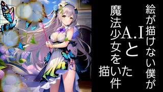 【SAIJI & 可不】絵が描けない僕がA.Iと魔法少女を描いた件「ボカコレ2023夏TOP100ランキング参加曲」