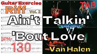 Ain't Talkin' 'Bout Love TAB Van Halen Legend Riff PM130【キソレン kiso-ren】