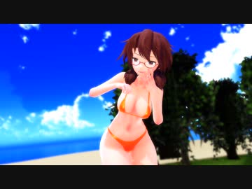 【東方MMD】宇佐見菫子（ビキニ） アンチグラビティーズ　－例のソレ 1080P－
