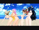 【東方MMD】依神姉妹　聖白蓮　豊聡耳神子（マイクロビキニ） ポーカーフェイス　－デバイス制限なし 例のソレ 1080P－